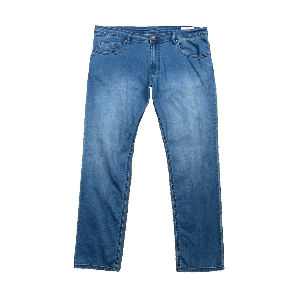 Buffalo David Bitton Jeans Mens 38 Blue Axel Slim Straight Stretch Medium Wash